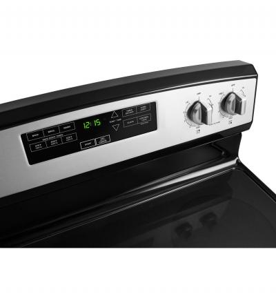 30" Amana Electric Range With Extra-Large Oven Window - YAER6303MFW