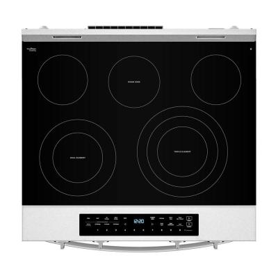 30" Whirlpool Smart Slide In Electric Range with Air Cooking Technology - YWSES7530RZ