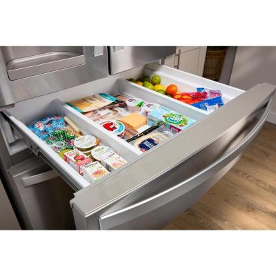 36" Whirlpool Wide French Door Bottom Mount Refrigerator - WRMF3636RB