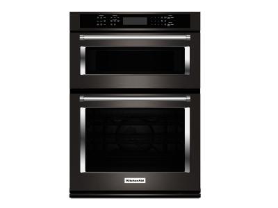 30" KitchenAid Combination Wall Oven With Even-Heat True Convection (lower oven) - KOCE500EBS