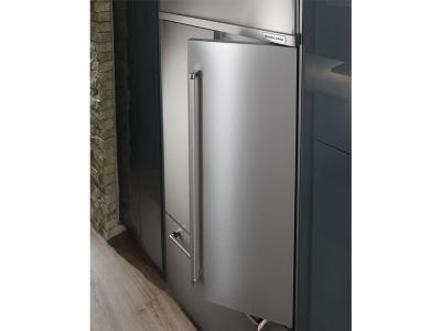 42" KitchenAid 24.2 Cu. Ft. Built-In Stainless French Door Refrigerator with Platinum Interior Design - KBFN502ESS