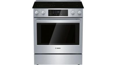 Bosch 4.6 Cu. Ft. Benchmark Electric Slide-in Range Stainless Steel - HEIP056C