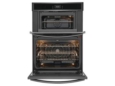 30" Frigidaire Gallery 5.3 Cu. Ft. Microwave Wall Oven in Black Stainless Steel - GCWM3067AD