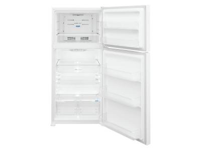 30" Frigidaire 20.0 Cu. Ft. Top Freezer Refrigerator In White - FFTR2045VW