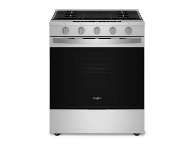 30" Whirlpool Smart Slide In Gas Range with Air Cooking Technology - WSGS7530RZ