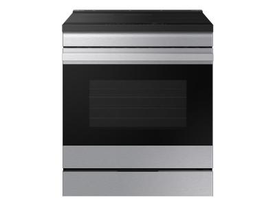 30" Samsung 6.3 Cu.Ft. Induction Slide-in True Convection Range  - NSI6DG9500SRAC