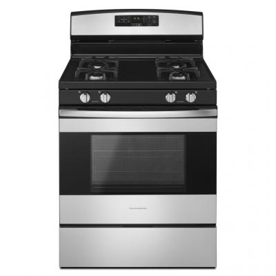 30" Amana 5.0 Cu. Ft. Gas Range With Self-Clean Option - AGR6603SFS