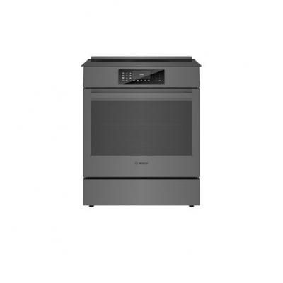 Bosch 800 Series Induction Slide-in Range Black Stainless Steel - HII8046C