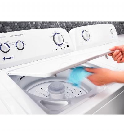 28"  Amana 4.4 Cu. Ft. Top-Load Washer With Dual Action Agitator - NTW4519JW