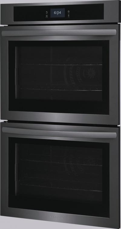 30" Frigidaire 10.6 Cu. Ft. Double Electric Wall Oven With Fan Convection In Black Stainless Steel - FCWD3027AD