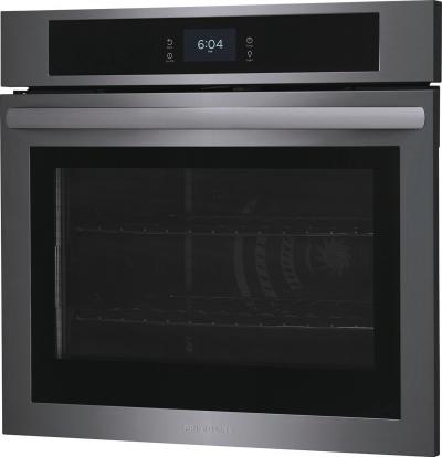 30" Frigidaire 5.3 Cu. Ft. Single Electric Wall Oven With Fan Convection In Black Stainless Steel - FCWS3027AD