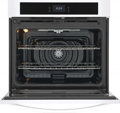 30" Frigidaire 5.3 Cu. Ft. Single Electric Wall Oven With Fan Convection In White - FCWS3027AW