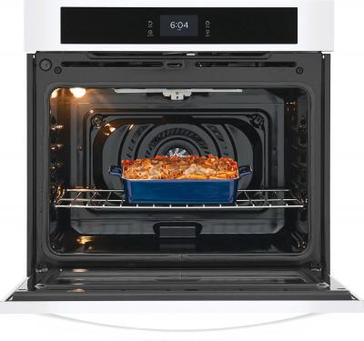 30" Frigidaire 5.3 Cu. Ft. Single Electric Wall Oven With Fan Convection In White - FCWS3027AW