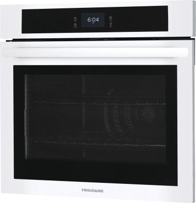 30" Frigidaire 5.3 Cu. Ft. Single Electric Wall Oven With Fan Convection In White - FCWS3027AW