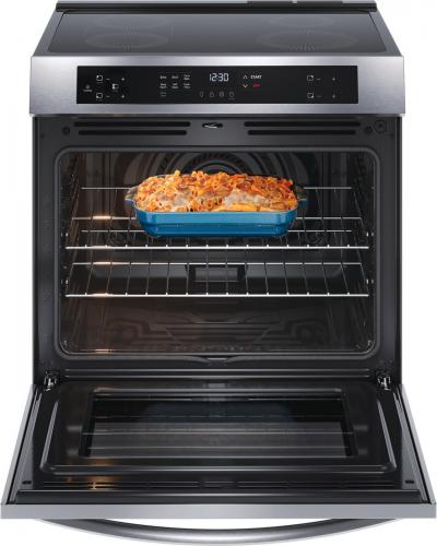 30" Frigidaire Electric Front Control Induction Range with Convection Bake - FCFI308CAS