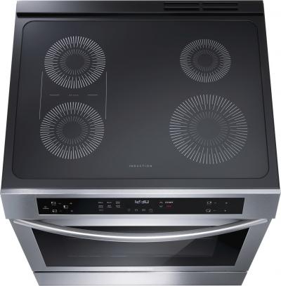 30" Frigidaire Electric Front Control Induction Range with Convection Bake - FCFI308CAS