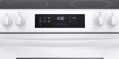 30" Frigidaire 5.3 Cu. Ft. Front Control Electric Range in White - FCFE306CAW