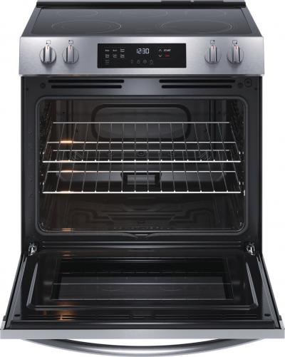 30" Frigidaire 5.3 Cu. Ft. Front Control Electric Range in Stainless Steel - FCFE306CAS