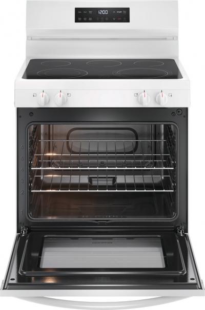 30" Frigidaire 5.3 Cu. Ft. Electric Range with the EvenTemp - FCRE306CAW