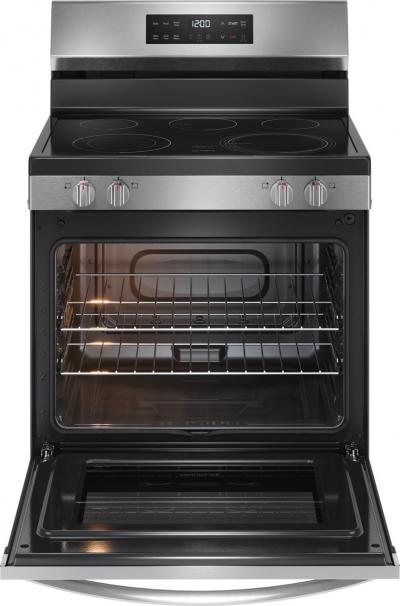 30" Frigidaire 5.3 Cu. Ft. Electric Range with the EvenTemp - FCRE306CAS