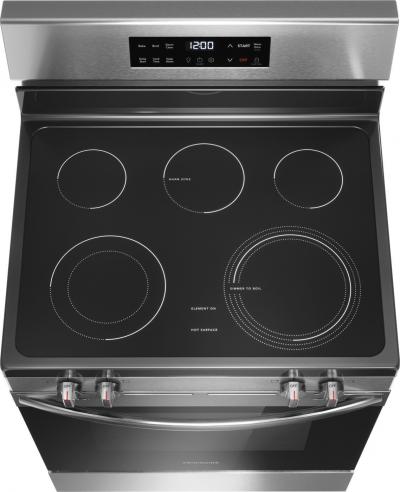 30" Frigidaire 5.3 Cu. Ft. Electric Range with the EvenTemp - FCRE306CAS