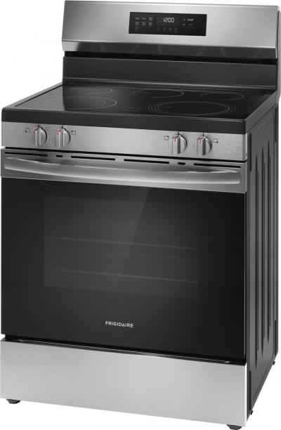 30" Frigidaire 5.3 Cu. Ft. Electric Range with the EvenTemp - FCRE306CAS