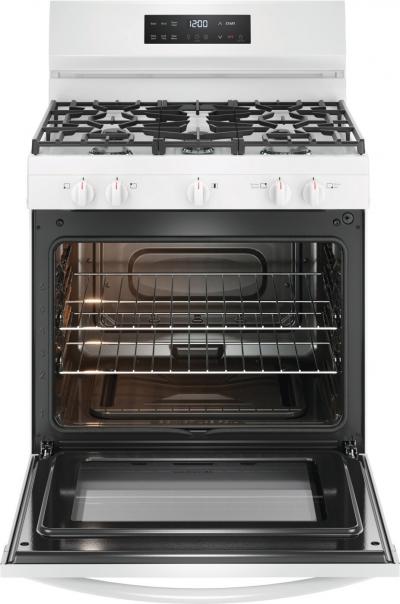 30" Frigidaire 5.1 Cu. Ft. Gas Range with Quick Boil - FCRG3062AW