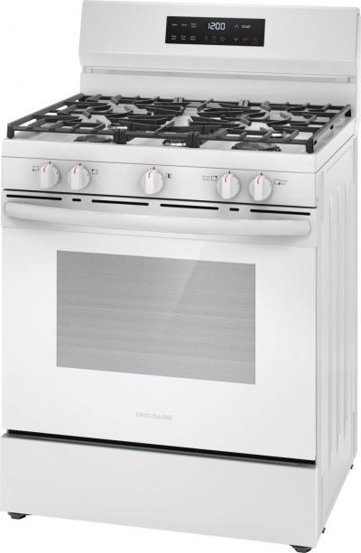 30" Frigidaire 5.1 Cu. Ft. Gas Range with Quick Boil - FCRG3062AW