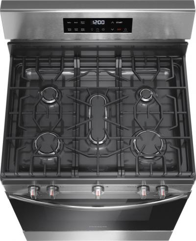 30" Frigidaire 5.1 Cu. Ft. Gas Range with Quick Boil - FCRG3062AS