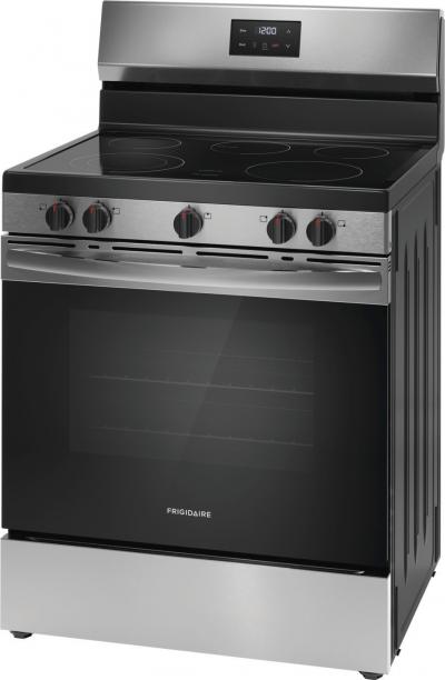 30" Frigidaire 5.3 Cu. Ft. Rear Control Electric Range - FCRE305CBS