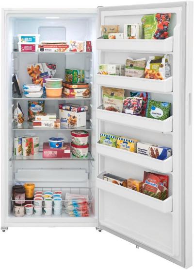 33" Frigidaire 20 Cu. Ft. Upright Freezer in White - FRUF2020AW