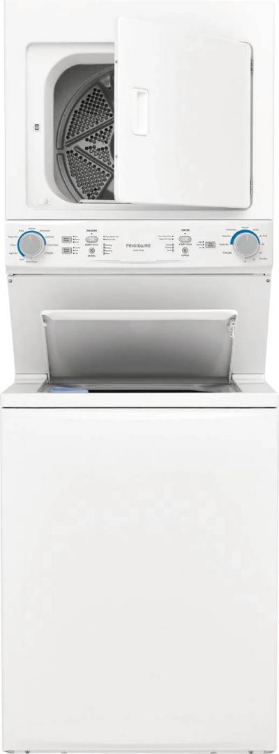 27" Frigidaire 4.5 Cu. Ft. Electric Washer & Dryer Laundry Centre (White) - FLCE752CAW