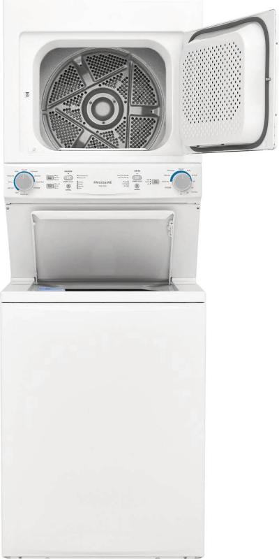 27" Frigidaire 4.5 Cu. Ft. Electric Washer & Dryer Laundry Centre (White) - FLCE752CAW