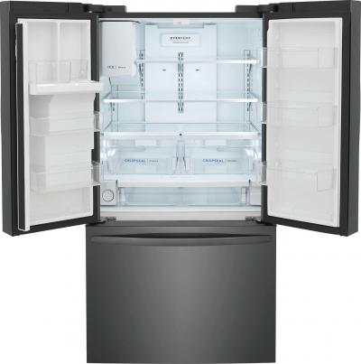 36" Frigidaire 27.8 Cu. Ft. French Door Refrigerator In Black Stainless Steel - FRFS2823AD