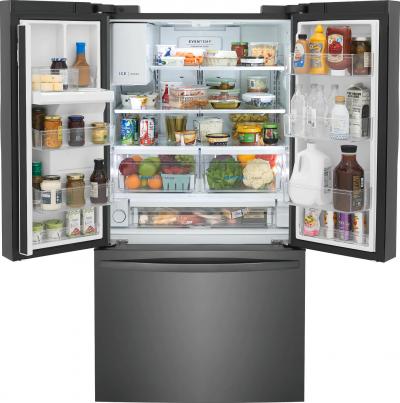 36" Frigidaire 27.8 Cu. Ft. French Door Refrigerator In Black Stainless Steel - FRFS2823AD