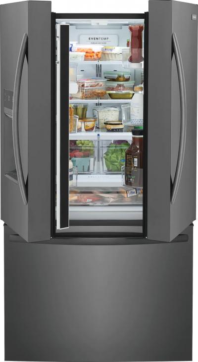 36" Frigidaire 27.8 Cu. Ft. French Door Refrigerator In Black Stainless Steel - FRFS2823AD