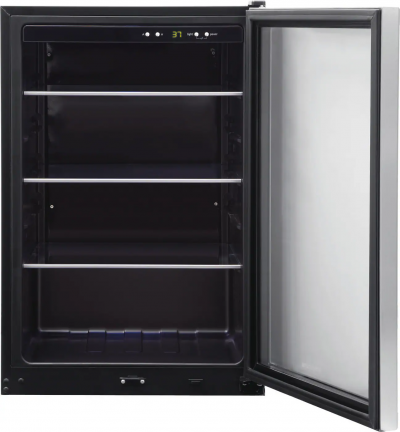 22" Frigidaire 4.6 Cu. Ft. FreeStanding Beverage Center with Glass Door in Stanless Steel - FRYB4623AS