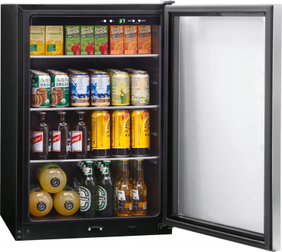 22" Frigidaire 4.6 Cu. Ft. FreeStanding Beverage Center with Glass Door in Stanless Steel - FRYB4623AS