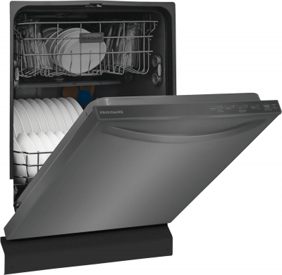 24" Frigidaire 52 dBA Built-in DishWasher in Black Stainless Steel - FDPH4316AD