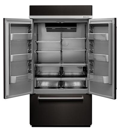 42" KitchenAid 24.2 Cu. Ft. Built-In Stainless French Door Refrigerator With Platinum Interior Design - KBFN502EBS