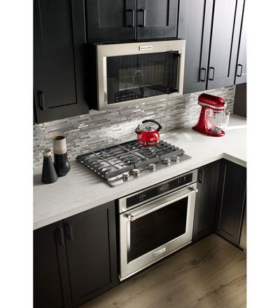 30" KitchenAid 5-Burner Gas Cooktop - KCGS550ESS