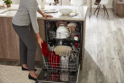 KitchenAid 47 dBA Two-Rack Dishwasher with ProWash Cycle in PrintShield Finish - KDTE104KPS