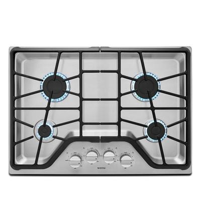 30" Maytag 4-Burner Gas Cooktop With Power Burner - MGC7430DS