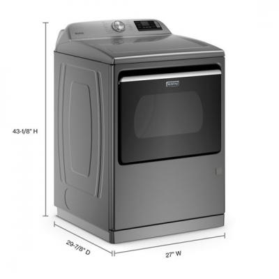 27" Maytag 7.4 Cu. Ft. Smart Top Load Gas Dryer With Extra Power Button - MGD7230HC