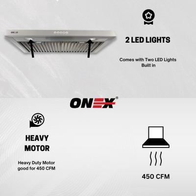 24" Onex Under Cabinet Range Hood - OHF240-WH