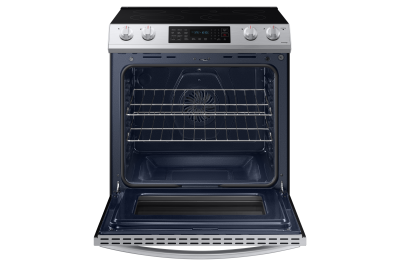 30" Samsung 6.3 Cu. Ft. Electric Range With Fan Convection In Stainless Steel - NE63T8311SS/AC