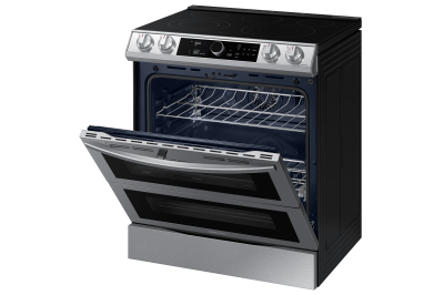 30" Samsung 6.3 Cu. Ft. Electric Range With Flex Duo And Air Fry In Stainless Steel - NE63T8751SS/AC