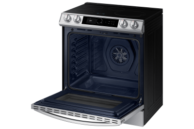 30" Samsung 6.3 Cu. Ft. Induction Range With Wi-Fi And Air Fry In Fingerprint Resistant Stainless Steel - NE63T8911SS