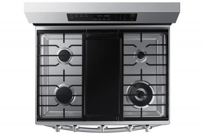 30" Samsung 6.0 Cu. Ft. Freestanding Gas True Convection Range With Wi-Fi And Air Fry - NX60A6711SS