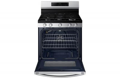 30" Samsung 6.0 Cu. Ft. Freestanding Gas Fan Convection Range With Wi-Fi And Air Fry - NX60A6511SS